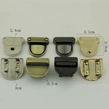 Metal Clasp Turn Lock Twist Lock For Accessories 4 Colors 3x3cm DIY Handbag Bag Purse Hardware Closure Bag Parts
Metal Clasp Turn Lock Twist Lock For Accessories 4 Colors 3x3cm DIY Handbag Bag Purse Hardware Closure Bag Parts