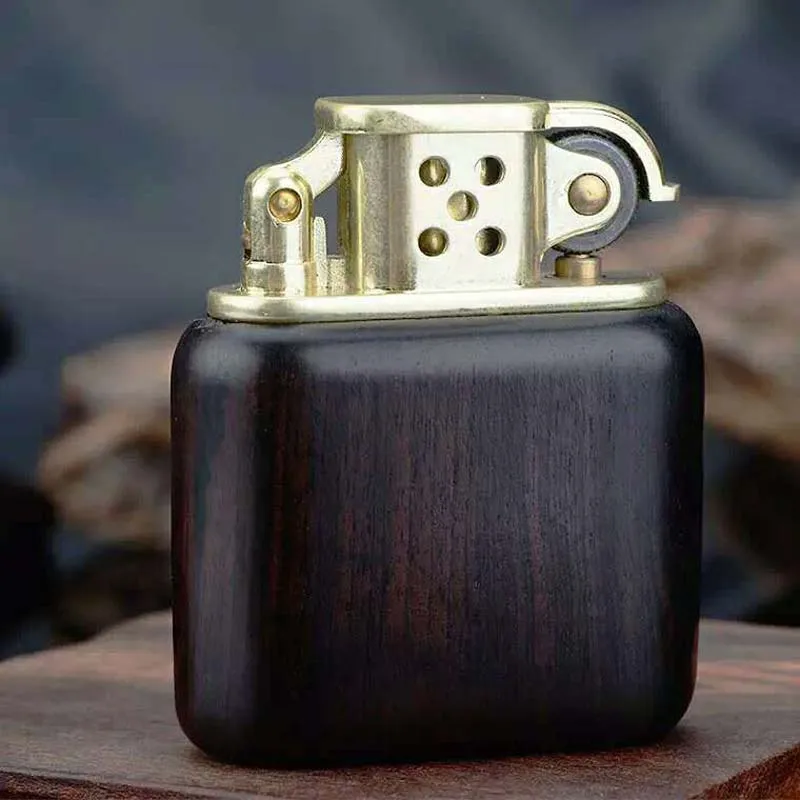Rosewood Vintage Gasoline Lighter Kerosene for Cigarette Gas Lighter Grinding Wheels Windproof Fire Lighter Fire Starter
Rosewood Vintage Gasoline Lighter Kerosene for Cigarette Gas Lighter Grinding Wheels Windproof Fire Lighter Fire Starter