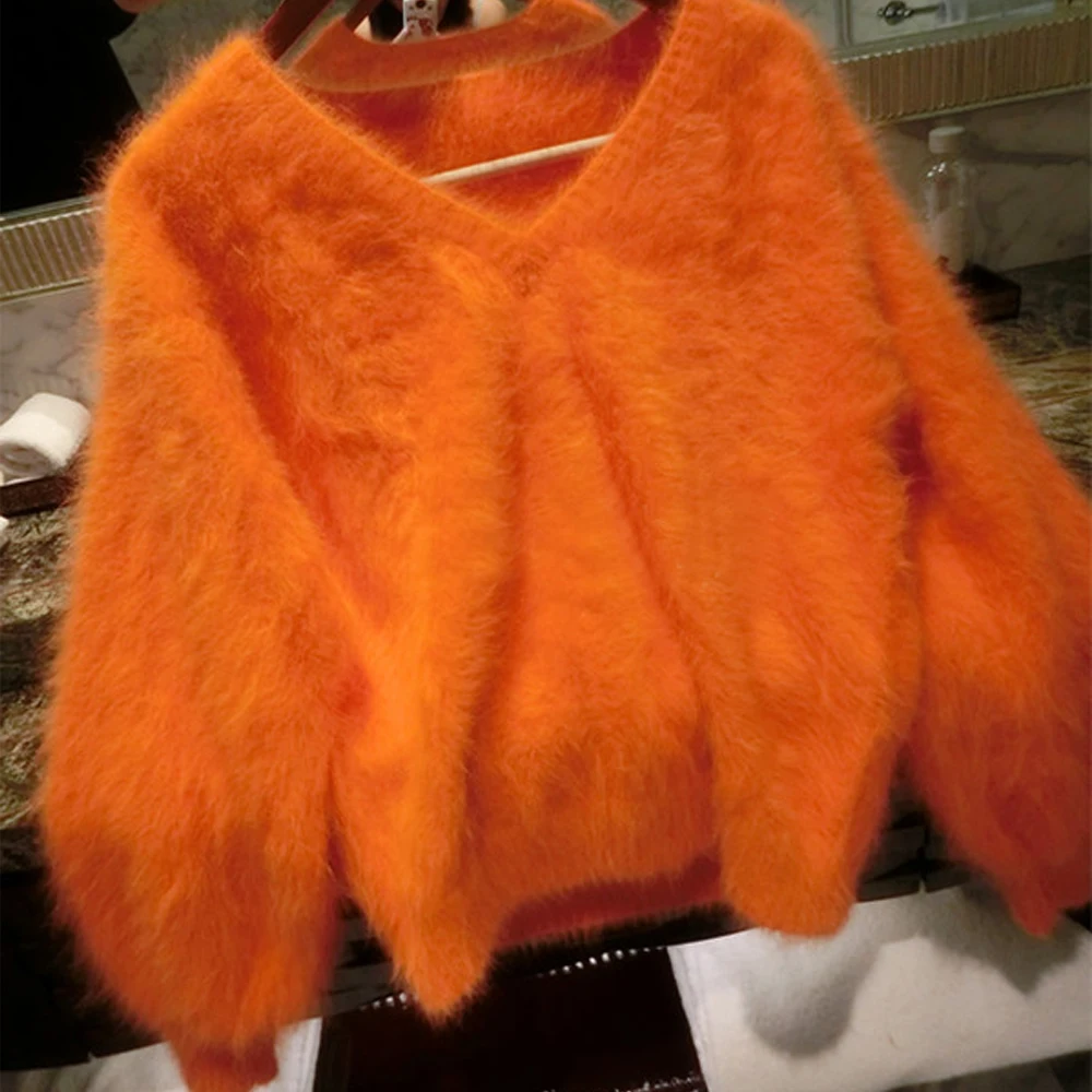 Sexy V Neck 100% Soft Natural Mink Cashmere Sweater Customize Multi Colors and Big Size Factory Pullovers wsr294
Sexy V Neck 100% Soft Natural Mink Cashmere Sweater Customize Multi Colors and Big Size Factory Pullovers wsr294