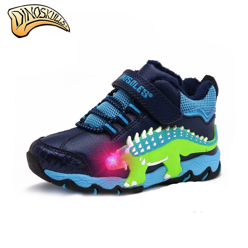 Dinoskulls Boys Winter Snow Boots Childrens Boots Kids Fleece Warm Sport Shoes Led Light Up Sneakers Trainers botas 27-34#
Dinoskulls Boys Winter Snow Boots Childrens Boots Kids Fleece Warm Sport Shoes Led Light Up Sneakers Trainers botas 27-34#