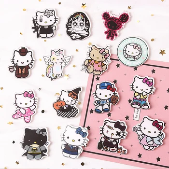 

Hot 1PCS cartoon brooch Mix Chi-bi Maruko Icons On backpack Acrylic Badges Cartoon Pin Badges For Clothes Decoration Badge Z82