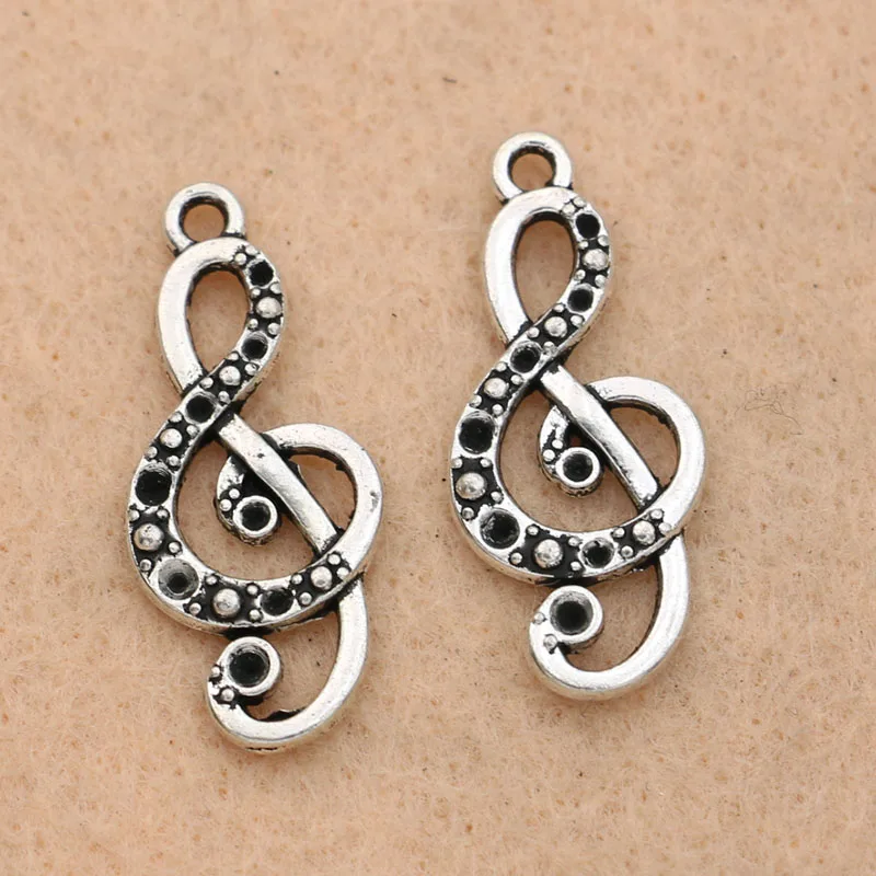 KJjewel Tibetan Silver Plated Music Note Charms Pendants for Jewelry Making Earrings Bracelets DIY Accessories 20x10mm
KJjewel Tibetan Silver Plated Music Note Charms Pendants for Jewelry Making Earrings Bracelets DIY Accessories 20x10mm