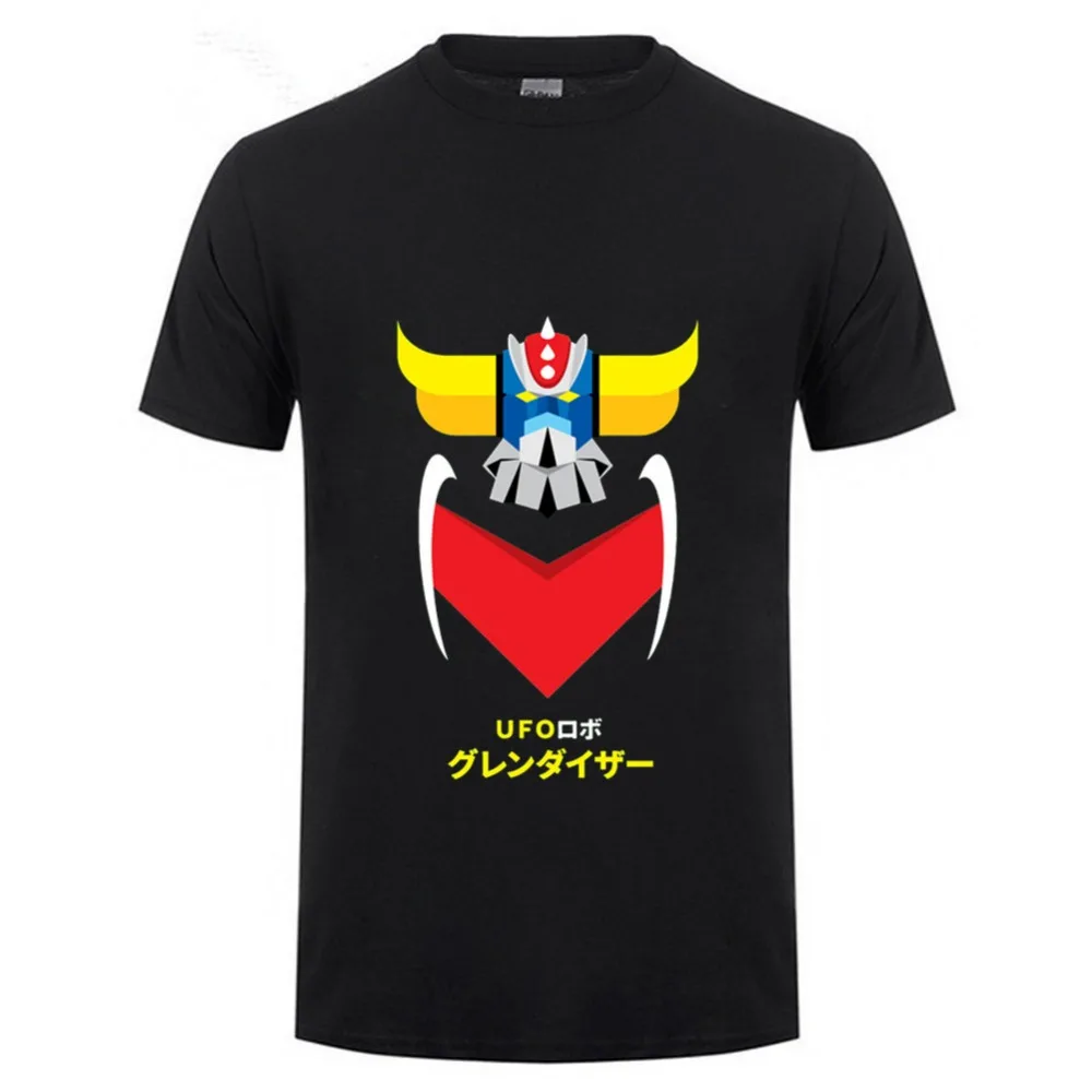 Japanese style Cool Anime UFO Robot Grendizer T Shirts men Homme Summer O-Neck T-shirts Cartoon Fitness Man Tee Shirt camisetas
Japanese style Cool Anime UFO Robot Grendizer T Shirts men Homme Summer O-Neck T-shirts Cartoon Fitness Man Tee Shirt camisetas