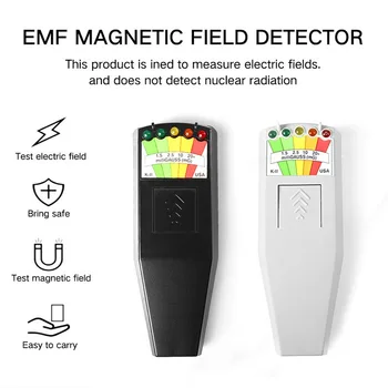 Radiation Electromagnetic Field EMF Gauss Meter Ghost Detector Portable EMF Magnetic Field Detector 5 LED Analysis Gauss Meter
Radiation Electromagnetic Field EMF Gauss Meter Ghost Detector Portable EMF Magnetic Field Detector 5 LED Analysis Gauss Meter