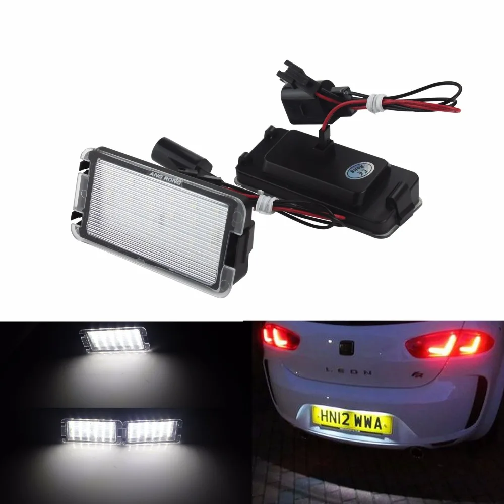 ANGRONG 2x For SEAT LED License Number Plate Light Kit White Altea Cordoba Ibiza Leon Toledo(CA236)
ANGRONG 2x For SEAT LED License Number Plate Light Kit White Altea Cordoba Ibiza Leon Toledo(CA236)