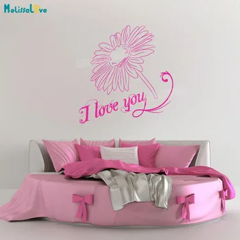 Sweet Wall Sticker I Love You Daisy Wallpaper Vinyl Home Decoration For Living Room Self-adhesive Cute Murals Unique Gift YT214
Sweet Wall Sticker I Love You Daisy Wallpaper Vinyl Home Decoration For Living Room Self-adhesive Cute Murals Unique Gift YT214