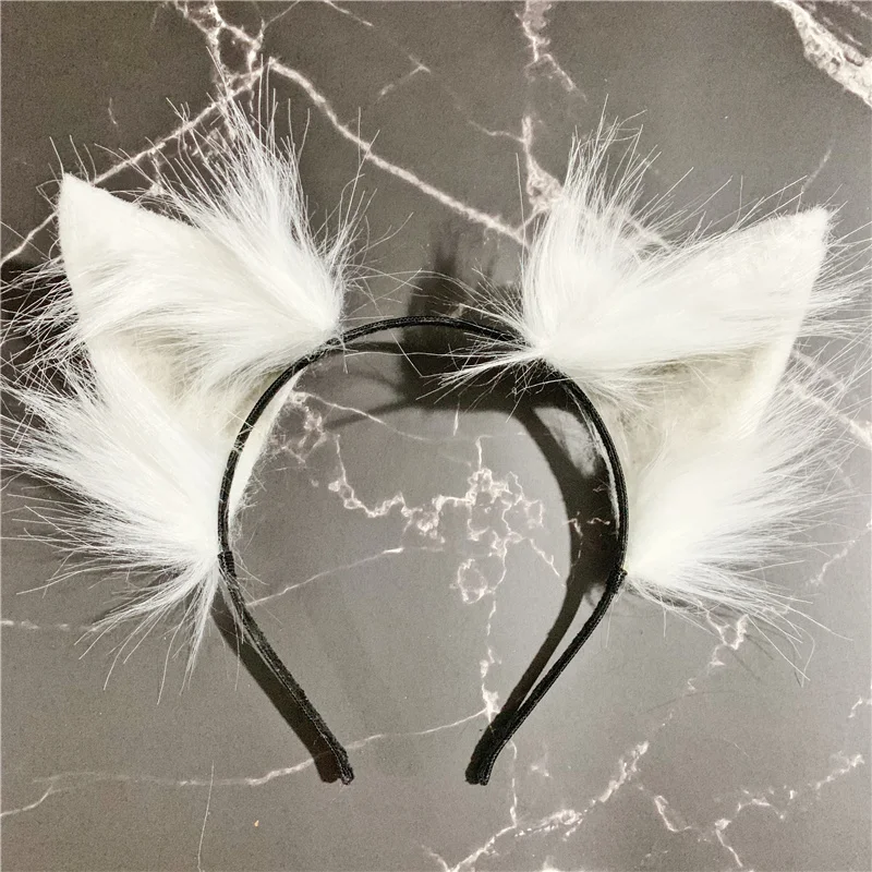 Handmade Anime 3 Colors Realistic Fur Wolf Ears Headband Cosplay Anime Costume Halloween Birthday Party Hair Accessories
Handmade Anime 3 Colors Realistic Fur Wolf Ears Headband Cosplay Anime Costume Halloween Birthday Party Hair Accessories