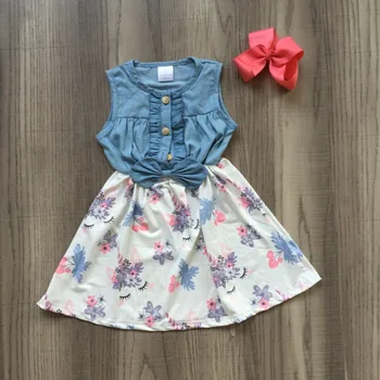 baby girls summer hot new arrival garden dress clothing girls floral denim unicorn milk silk dress wholesale
baby girls summer hot new arrival garden dress clothing girls floral denim unicorn milk silk dress wholesale