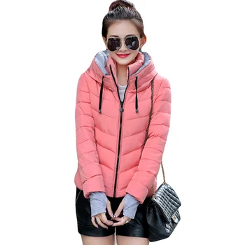 New Wadded Winter Jacket Women Cotton Short Jacket Fashion 2017 Cotton-Padded Slim Plus Size Hooded Stand Collar Coat YP0340
New Wadded Winter Jacket Women Cotton Short Jacket Fashion 2017 Cotton-Padded Slim Plus Size Hooded Stand Collar Coat YP0340