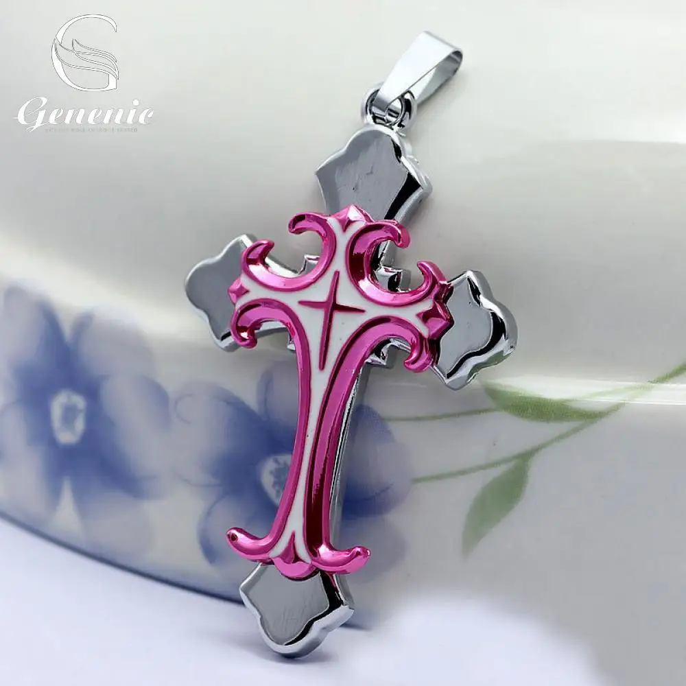 1 Piece Fashion Unisex Stainless Steel Cross Necklace Pendant Chain Charm Jewelry Gift
1 Piece Fashion Unisex Stainless Steel Cross Necklace Pendant Chain Charm Jewelry Gift
