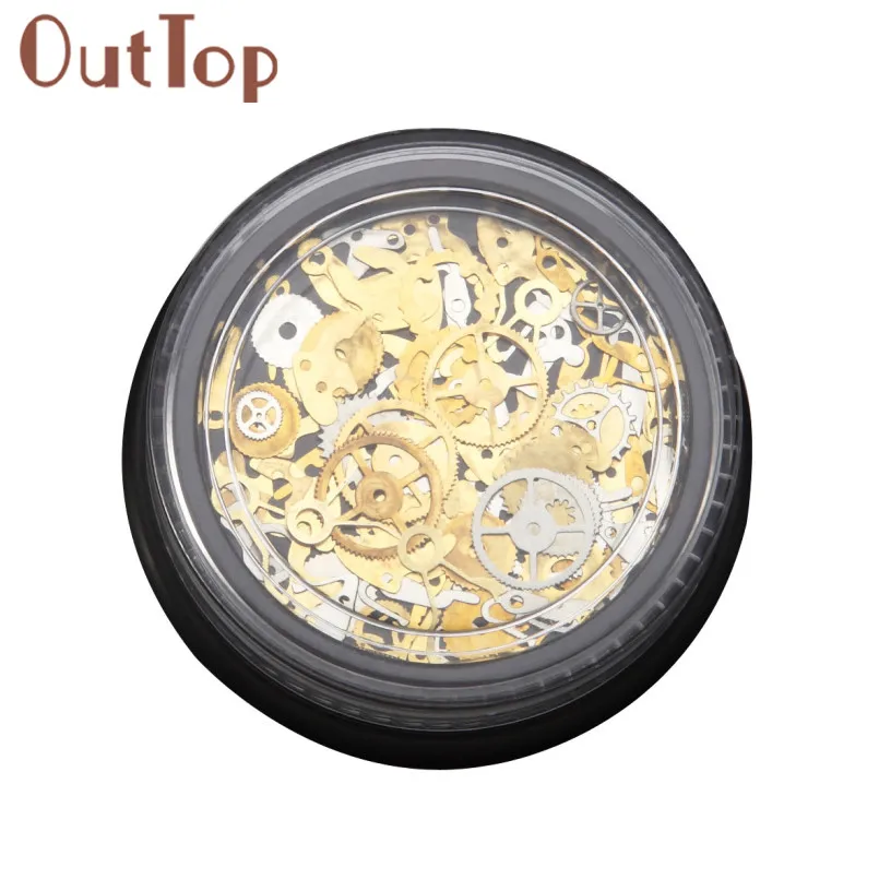 Pretty OutTop New 1 Box Metal Gear Stud Sheet Mixed Steampunk Nail Art Decoration Nail Art Tips
Pretty OutTop New 1 Box Metal Gear Stud Sheet Mixed Steampunk Nail Art Decoration Nail Art Tips