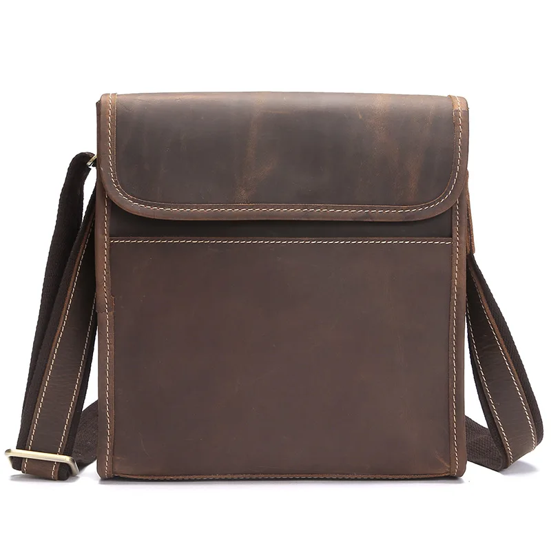 Vintage Crazy Horse Leather Men Shoulder Bag Crossbody Bag Men's Messenger Bag Genuine Leather Bag male Leisure Cowhide Handbag
Vintage Crazy Horse Leather Men Shoulder Bag Crossbody Bag Men's Messenger Bag Genuine Leather Bag male Leisure Cowhide Handbag