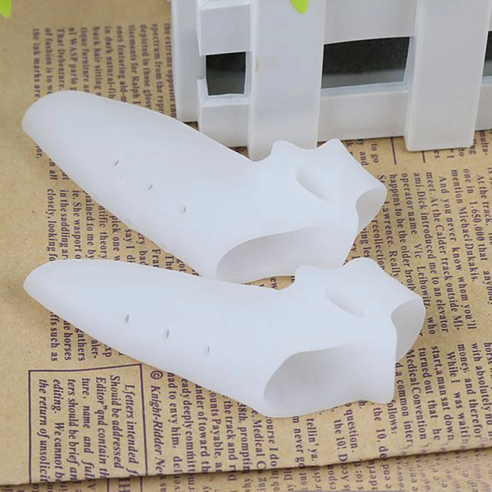 1Pair Valgus Corrector Hallux Treatment Soft Flexible Bursitis Foot Care Thumb Protector Toe Separator Finger Spacer | Красота и
