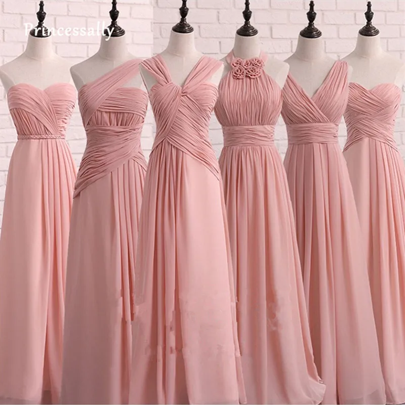 Robe De Soriee Long Elegant Pink Bridesmaid Dress Chiffon Pleat Sweetheart Cheap Simple Prom Party Gown Vestido De Noiva 1680
Robe De Soriee Long Elegant Pink Bridesmaid Dress Chiffon Pleat Sweetheart Cheap Simple Prom Party Gown Vestido De Noiva 1680
