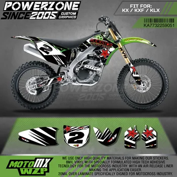 PowerZone Custom Team Graphics Backgrounds Decals 3M Stickers Kit For Kawasaki KX250F 06-08 09-12 KX450F 06-08 09-11 KLX450R 051
PowerZone Custom Team Graphics Backgrounds Decals 3M Stickers Kit For Kawasaki KX250F 06-08 09-12 KX450F 06-08 09-11 KLX450R 051