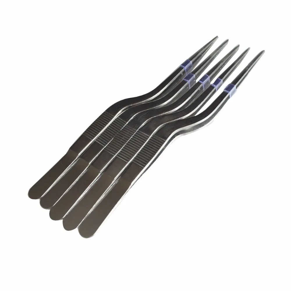 5Pcs/lot Stainless Steel Tweezers For Medical Instrument Ear Forceps Bending Gun Shape With Anti-slip Lines Surgical Accessories
5Pcs/lot Stainless Steel Tweezers For Medical Instrument Ear Forceps Bending Gun Shape With Anti-slip Lines Surgical Accessories
