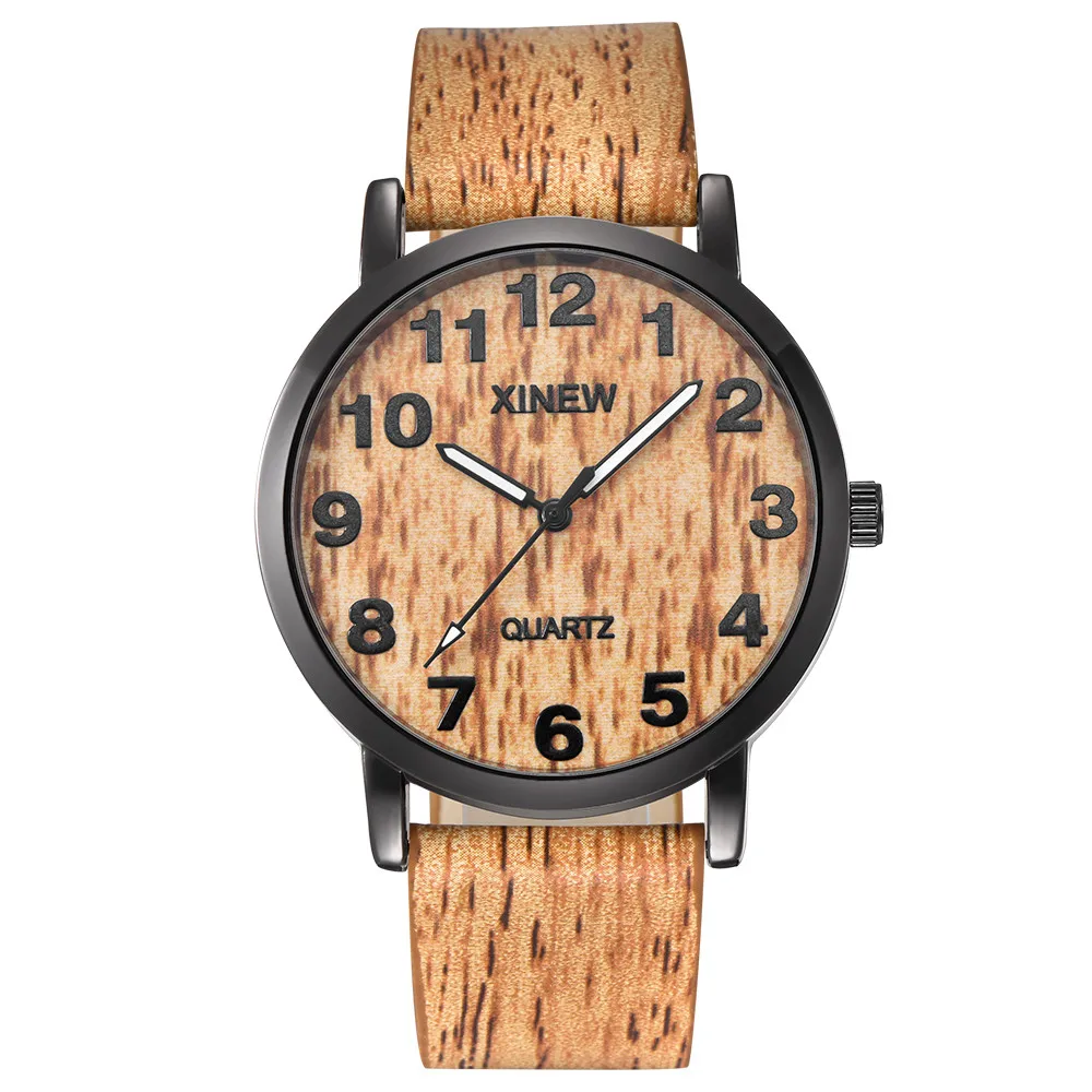 Best Selling Clock Gift Women Men Wood Texture Watch Imitation Wooden Retro Leather Quartz Watch Relogio Feminino
Best Selling Clock Gift Women Men Wood Texture Watch Imitation Wooden Retro Leather Quartz Watch Relogio Feminino