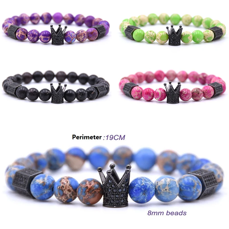 Trendy Imperial Pave CZ Crown & Hexagon Charm Bracelets Natural Regalite Stone Stone Beads For Women Men Jewelry pulsera hombres
Trendy Imperial Pave CZ Crown & Hexagon Charm Bracelets Natural Regalite Stone Stone Beads For Women Men Jewelry pulsera hombres