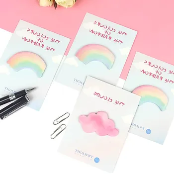 Watercolor Rainbow Cloud Memo Pad Paper Sticky Notes Kawaii Stickers Stationery Papeleria School Supplies Papeleria
Watercolor Rainbow Cloud Memo Pad Paper Sticky Notes Kawaii Stickers Stationery Papeleria School Supplies Papeleria
