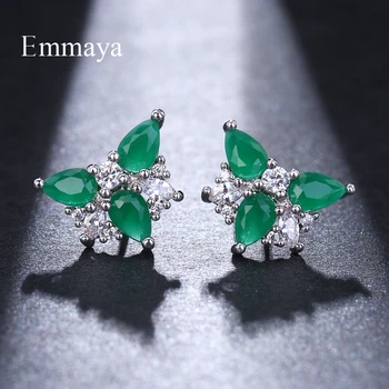 EMMAYA New Design Wedding Jewelry Luxury AAA Austrian Zircon Earrings Elegant Flower Stud Earrings For Women
EMMAYA New Design Wedding Jewelry Luxury AAA Austrian Zircon Earrings Elegant Flower Stud Earrings For Women