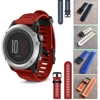 Watch Accessories For Garmin Fenix 3 Soft Silicone Watch Band Replacement Watch Strap With Tools
Watch Accessories For Garmin Fenix 3 Soft Silicone Watch Band Replacement Watch Strap With Tools