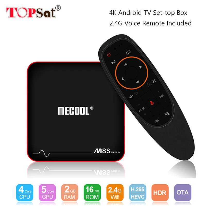 MECOOL M8S PRO W Android TV Box Android 7.1 with voice control Amlogic S905W Quad Core 2GB RAM DDR3 16GB 4K H.265 Set Top Box
MECOOL M8S PRO W Android TV Box Android 7.1 with voice control Amlogic S905W Quad Core 2GB RAM DDR3 16GB 4K H.265 Set Top Box