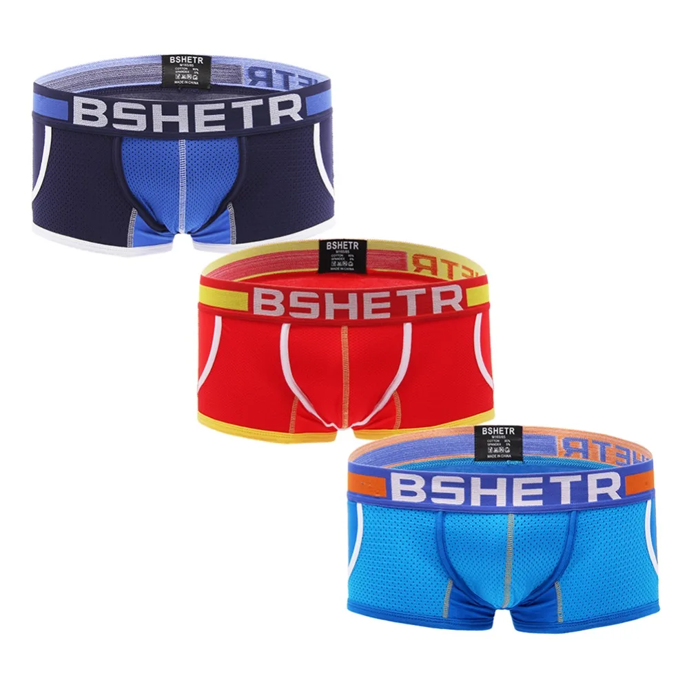 3 Pcs/lot men boxer shorts BSHETR men underwear boxers brand two pouch mesh male panties slip breathable men's underpants boxers
3 Pcs/lot men boxer shorts BSHETR men underwear boxers brand two pouch mesh male panties slip breathable men's underpants boxers