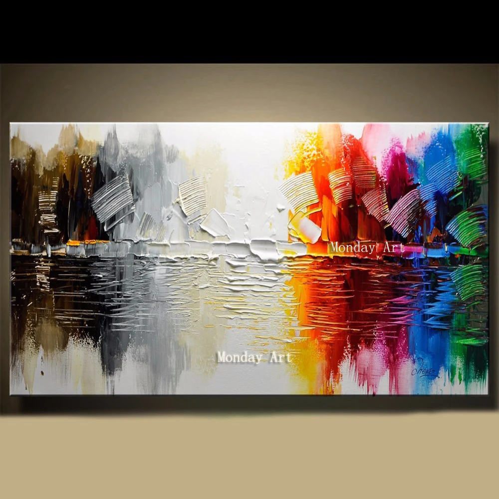Abstract-Modern-Canvas-Painting-Contemporary-Wall-Art-Acrylic-Textured-Painting