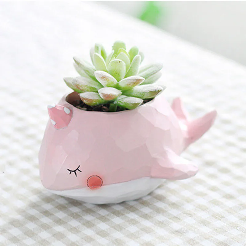 Lovely Crocodile Whale Cute Cartoon Resin Flower Pots Elephant Animals Succulent Plant Pots Bonsai Planter Home Office Decor
Lovely Crocodile Whale Cute Cartoon Resin Flower Pots Elephant Animals Succulent Plant Pots Bonsai Planter Home Office Decor