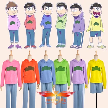 Manga Mr.Osomatsu Osomatsu-kun Sextuplet Brothers Matsuno Family Hoodie Sweater Coat Pants Cosplay Costume 6 Colors
Manga Mr.Osomatsu Osomatsu-kun Sextuplet Brothers Matsuno Family Hoodie Sweater Coat Pants Cosplay Costume 6 Colors