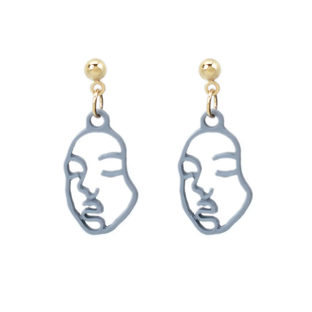 Bing Tu New Design Hollow Human Face Drop Earrings For Women Personalized Gold Color Dangle Earing Statement Jewelry Earings
Bing Tu New Design Hollow Human Face Drop Earrings For Women Personalized Gold Color Dangle Earing Statement Jewelry Earings