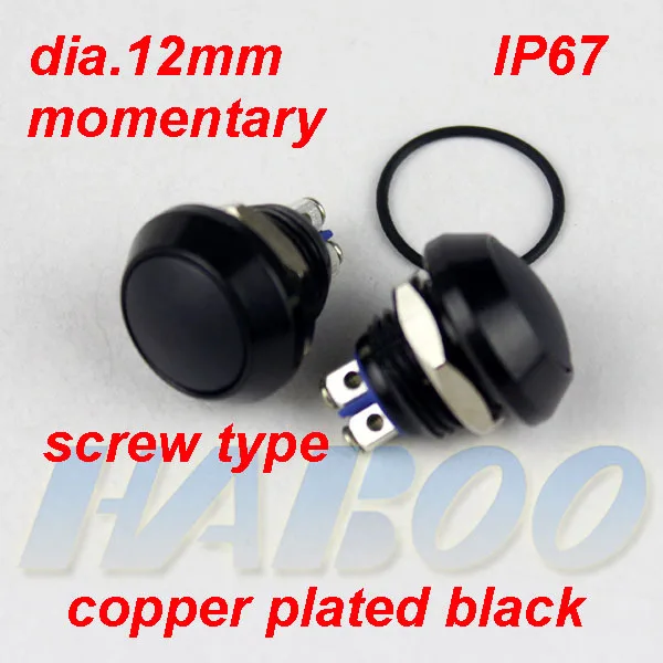 1pcs packing shipping free metal switch black color 1pcs momentary mini push button switch 1NO with screw type
1pcs packing shipping free metal switch black color 1pcs momentary mini push button switch 1NO with screw type