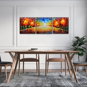 Landscape forest,Hand painted canvas oil paintings Wall art Pictures for living room, modern cuadros abstract oil painting
Landscape forest,Hand painted canvas oil paintings Wall art Pictures for living room, modern cuadros abstract oil painting