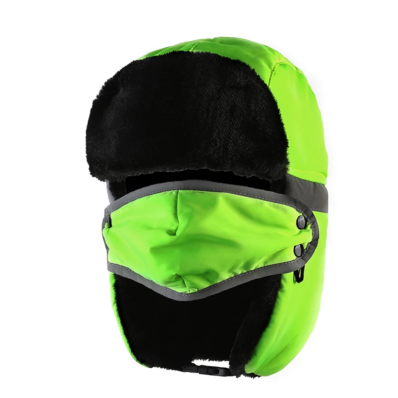 Winter warm thick bomber cap noctilucent hat earmuffs and mask hat unisex hat Russian army hat
Winter warm thick bomber cap noctilucent hat earmuffs and mask hat unisex hat Russian army hat
