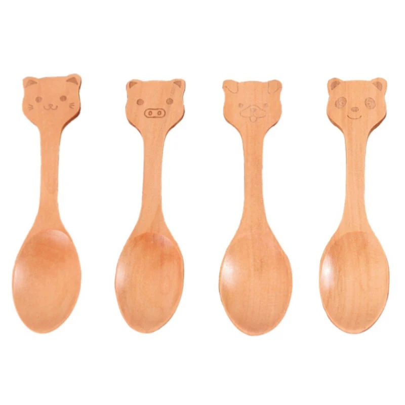 Cute Cartoon Wooden Spoon Dinnerware Animals Soup Teaspoon Tableware Wooden Spoon For Children Baby Rice Soup Kitchen Tools
Cute Cartoon Wooden Spoon Dinnerware Animals Soup Teaspoon Tableware Wooden Spoon For Children Baby Rice Soup Kitchen Tools