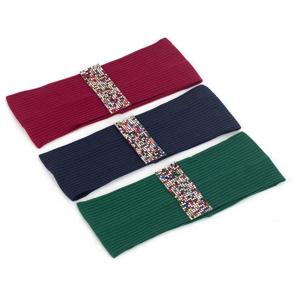 Casual Women Thin Cotton Ribbed Headband Colorful Rhinestones Accessories Stretchy Head Wrap Hairband For Female Striped Turban
Casual Women Thin Cotton Ribbed Headband Colorful Rhinestones Accessories Stretchy Head Wrap Hairband For Female Striped Turban