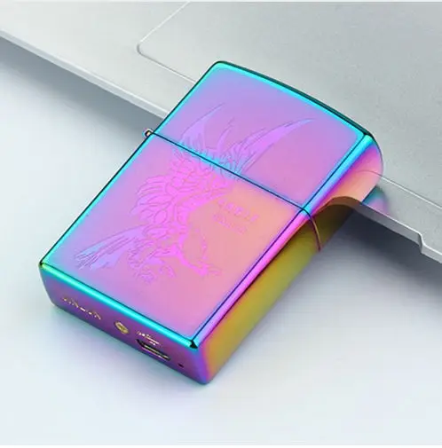 Creative USB Windproof Lighters Classic Metal Stamp Charging Arc Pulse Electronic Cigarette Lighter Tobacco Smoke Lighter
Creative USB Windproof Lighters Classic Metal Stamp Charging Arc Pulse Electronic Cigarette Lighter Tobacco Smoke Lighter