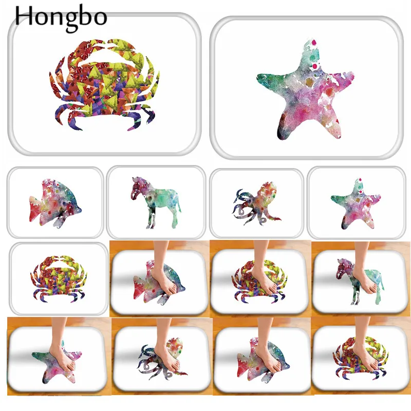 60*40cm Door Mat Carpet Fish Crab Horse Room Anti Slip Non-slip Kitchen Bathroom Pad Door Area Rug Foor Mat Cushion
60*40cm Door Mat Carpet Fish Crab Horse Room Anti Slip Non-slip Kitchen Bathroom Pad Door Area Rug Foor Mat Cushion