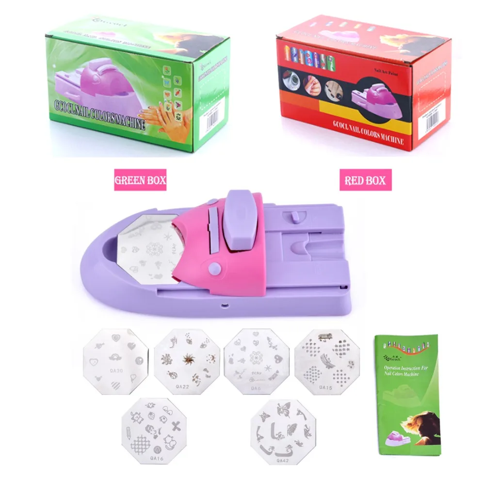 DIY Nail Art Printer Printing Manicure Machine Stamp Set+6 Metal Pattern Plates Scraper Printing Chart Plate Nail Tools
DIY Nail Art Printer Printing Manicure Machine Stamp Set+6 Metal Pattern Plates Scraper Printing Chart Plate Nail Tools