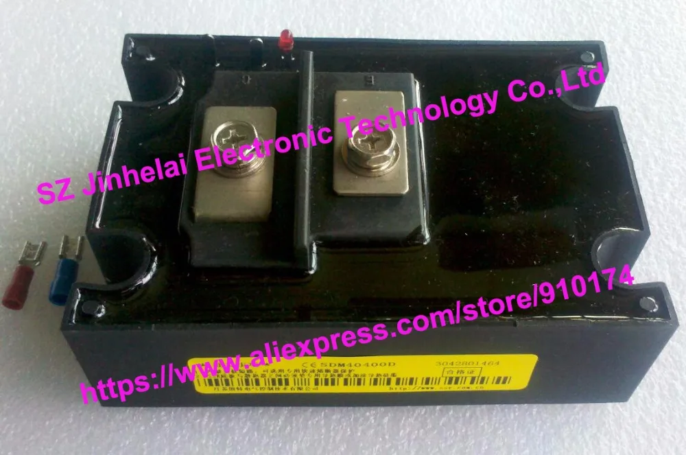 New and original SDM40400D GOLD Single phase DC solid state relay 480VDC 400A 4-15VDC OR 15-32VDC
New and original SDM40400D GOLD Single phase DC solid state relay 480VDC 400A 4-15VDC OR 15-32VDC