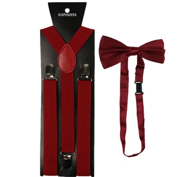 Winfox Fashion Suspenders Bow Tie Set Women Men 's Brace Tie 
Winfox Fashion Suspenders Bow Tie Set Women Men 's Brace Tie
