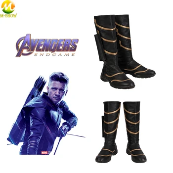 Avengers 4 Endgame Hawkeye Cosplay Costume Boots Clinton Barton Hawkeye Black Leather Shoes Cosplay For Halloween Men
Avengers 4 Endgame Hawkeye Cosplay Costume Boots Clinton Barton Hawkeye Black Leather Shoes Cosplay For Halloween Men