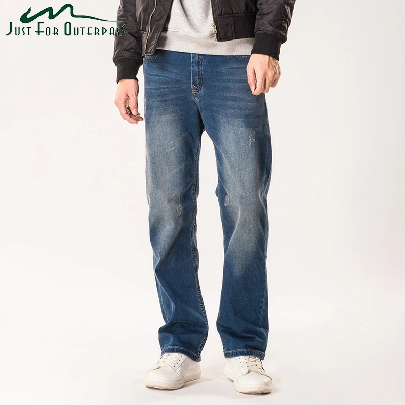 2019 New Fashion Loose Straight Jeans Men Full Length Scratched Elastic Comfortable Autumn Winter Cotton Pants Plus Size
2019 New Fashion Loose Straight Jeans Men Full Length Scratched Elastic Comfortable Autumn Winter Cotton Pants Plus Size