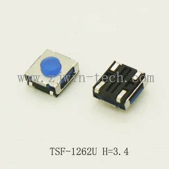 100PCS Momentary Tactile Tact switch silicone Push Button key Switch 6.2x6.2x3.4mm (feet around body)
100PCS Momentary Tactile Tact switch silicone Push Button key Switch 6.2x6.2x3.4mm (feet around body)