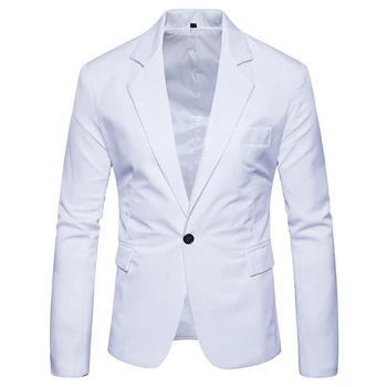 Mens One Button Notched Lapel White Blazer Men Brand Slim Fit Casual Suit Jacket Blazers Mens Business Office Costume Homme XXL
Mens One Button Notched Lapel White Blazer Men Brand Slim Fit Casual Suit Jacket Blazers Mens Business Office Costume Homme XXL