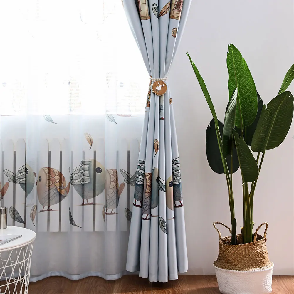 Birds Curtains Window Screening Room Darkening Thermal Insulated Grommet Window Blackout Curtains LBShipping
Birds Curtains Window Screening Room Darkening Thermal Insulated Grommet Window Blackout Curtains LBShipping