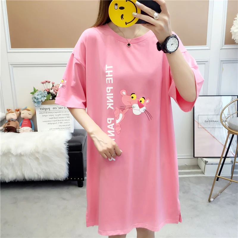 M-3XL Women's Cotton T-shirt Summer 2019 New Fashion Print Short-sleeve Loose Tops Tees Cotton Blends T-shirts Female Plus Size
M-3XL Women's Cotton T-shirt Summer 2019 New Fashion Print Short-sleeve Loose Tops Tees Cotton Blends T-shirts Female Plus Size