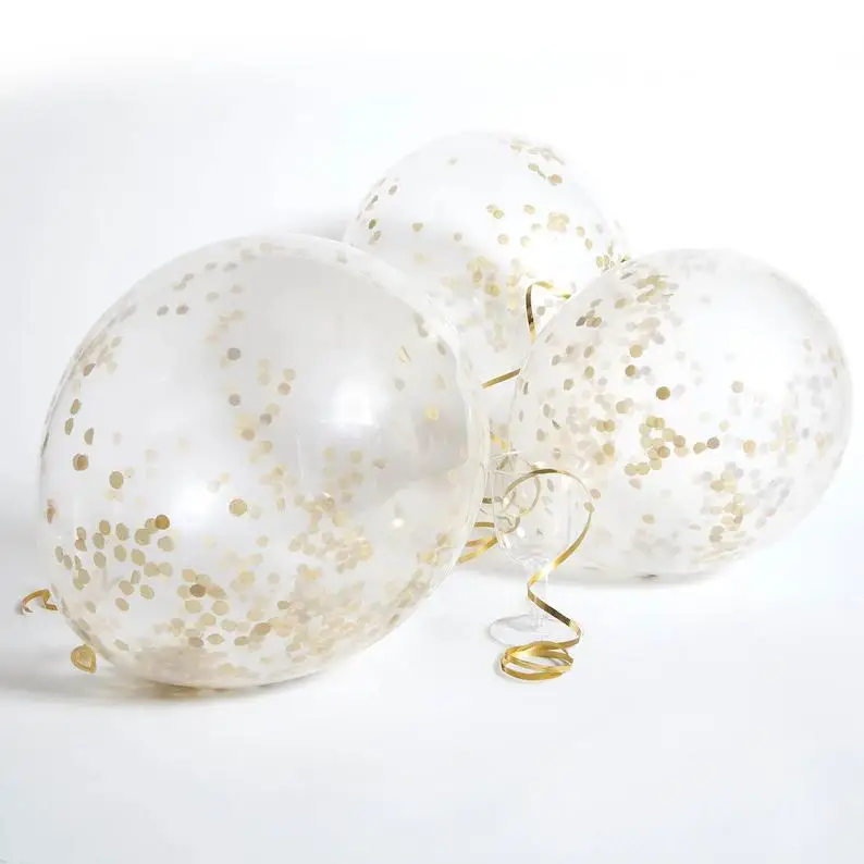 6 Balloons 12"Clear Confetti Filled Balloons Birthday Party Wedding Decorations Girl Boy,Baby Shower,Birthday Decoration Party
6 Balloons 12"Clear Confetti Filled Balloons Birthday Party Wedding Decorations Girl Boy,Baby Shower,Birthday Decoration Party