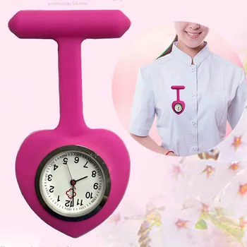 Silicone Love Heart Shape Nurse Watches Pocket Brooch Clip Medical Nurse Pocket Ladies Women Watch DO99
Silicone Love Heart Shape Nurse Watches Pocket Brooch Clip Medical Nurse Pocket Ladies Women Watch DO99