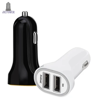 50pcs/lot 2018 NEW 5V 2.1A 2 Port 2usb Mini Dual USB Car Charger Adapter Bullet white For IPhone Samsung Universal good quality
50pcs/lot 2018 NEW 5V 2.1A 2 Port 2usb Mini Dual USB Car Charger Adapter Bullet white For IPhone Samsung Universal good quality